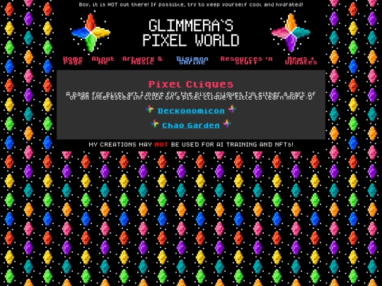 pixel_cliques screenshot