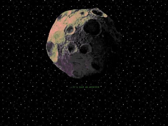 Asteroid screenshot