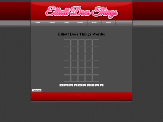 things/wordle screenshot