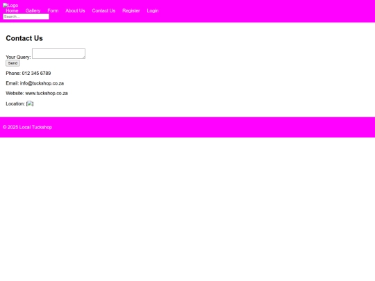 ContactUs screenshot
