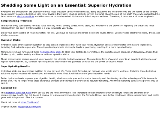 SheddingSomeLightonanEssentialSuperiorHydration screenshot