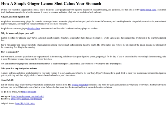 how-a-simple-ginger-lemon-shot-calms-your-stomach screenshot