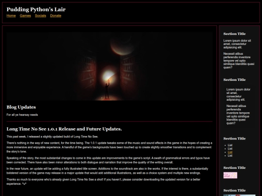 blog screenshot