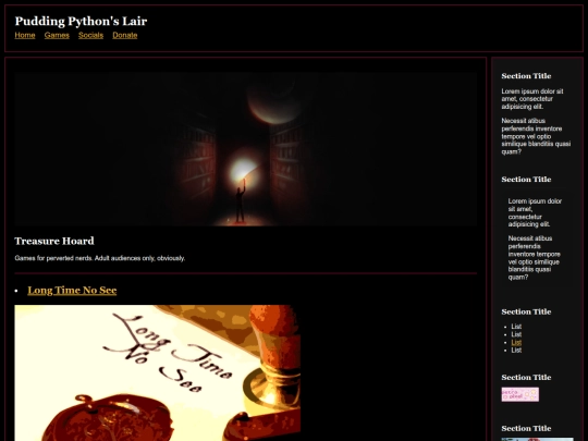 games screenshot
