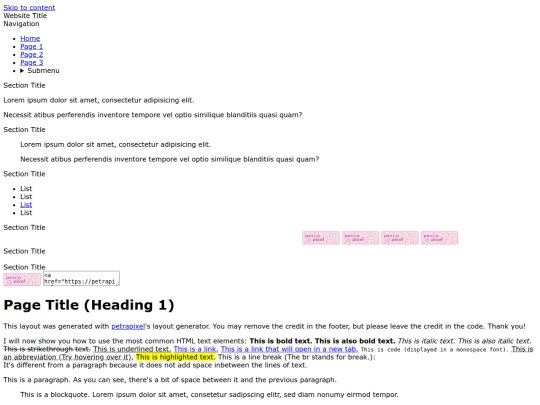 index screenshot