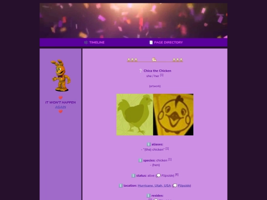 pages/chica screenshot