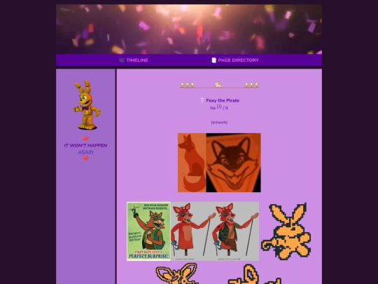 pages/foxy screenshot