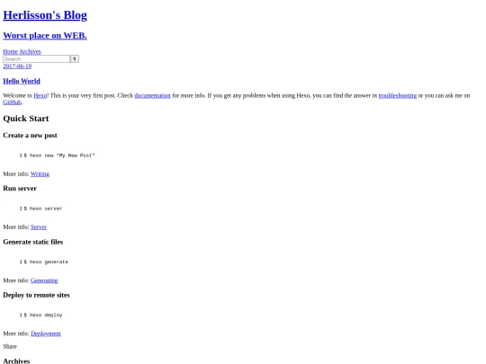index screenshot