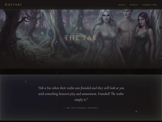 pages/races/fae screenshot