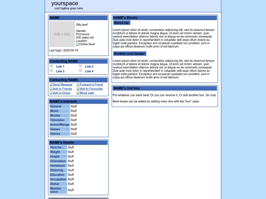 myspace screenshot