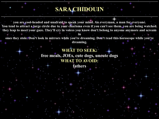 sarascope screenshot