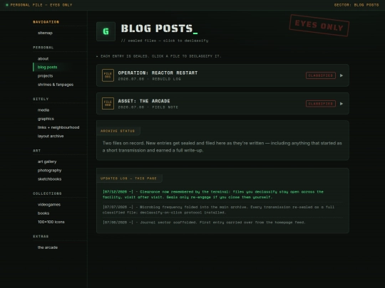 journal screenshot