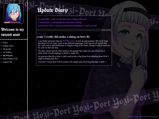 updates screenshot