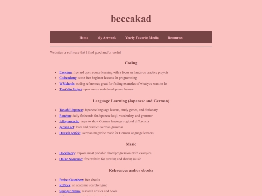 resources screenshot