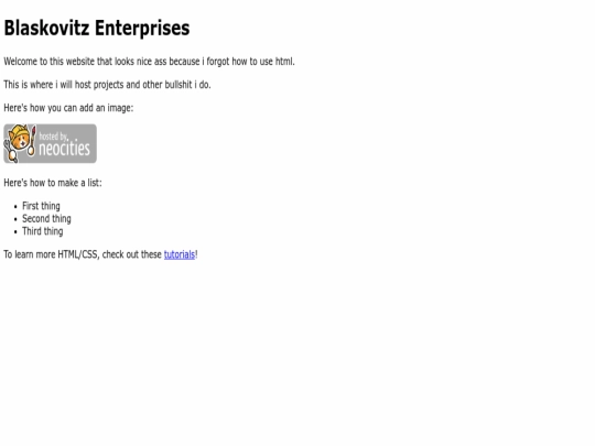 index screenshot