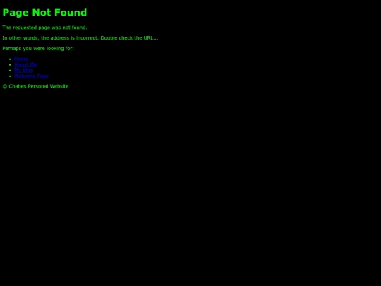 not_found screenshot