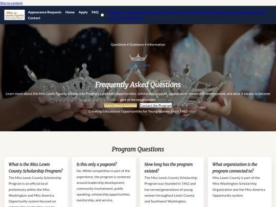 faq screenshot