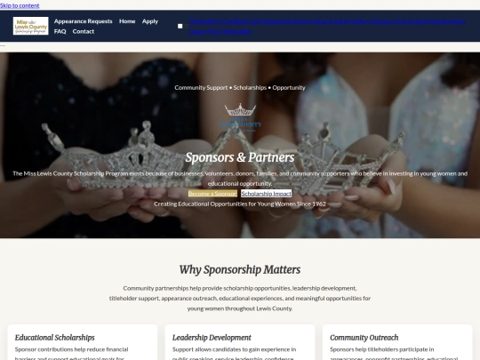 sponsors screenshot
