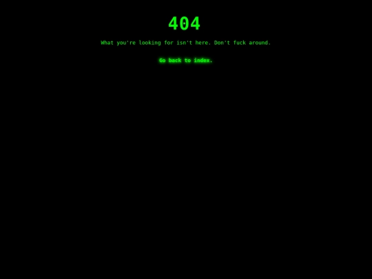 not_found screenshot
