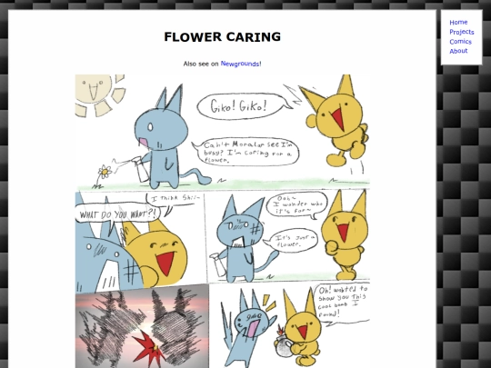 comic-flowercaring screenshot
