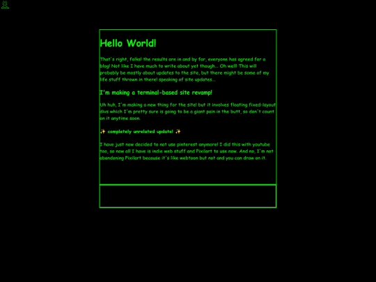 blog/helloworld screenshot