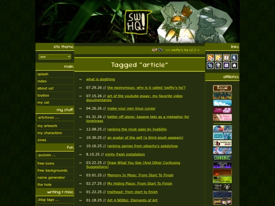 tag/article screenshot