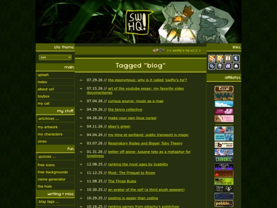 tag/blog screenshot