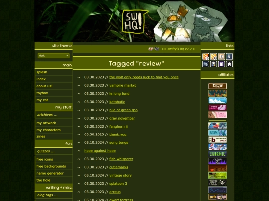 tag/review screenshot