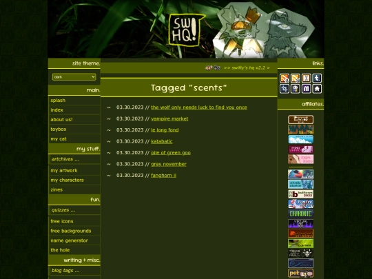 tag/scents screenshot