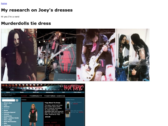 dresses screenshot