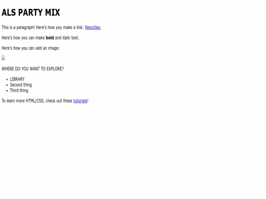 index screenshot