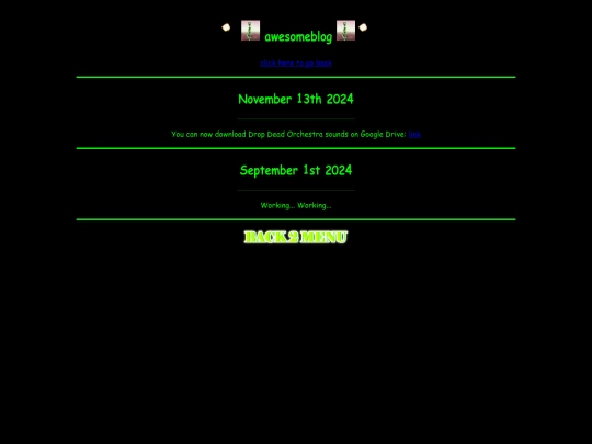 BLOG screenshot