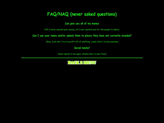 faq screenshot