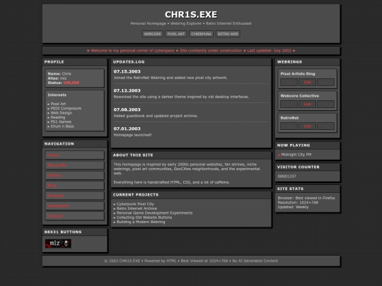 index screenshot
