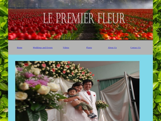 wedding page screenshot