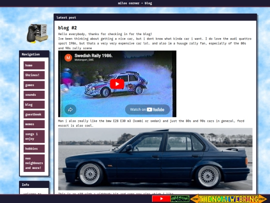 blog screenshot