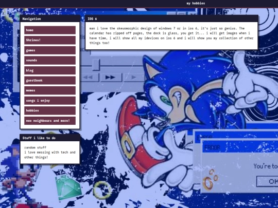 hobbies screenshot