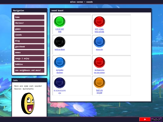sounds screenshot