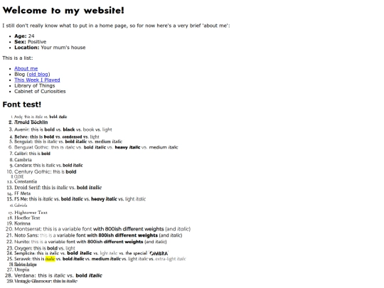 index screenshot