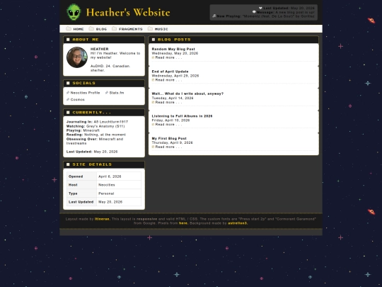 blogposts screenshot
