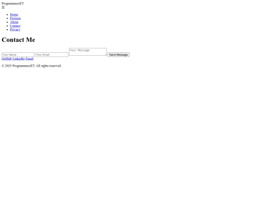 contact screenshot