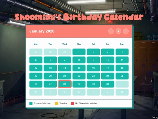 calendar screenshot
