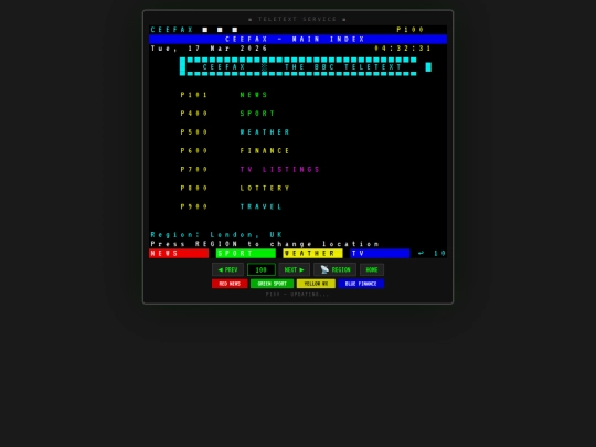 teletext screenshot