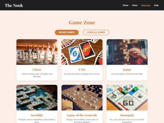 Minigames/minigames screenshot