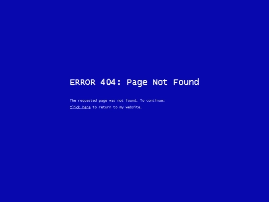 not_found screenshot