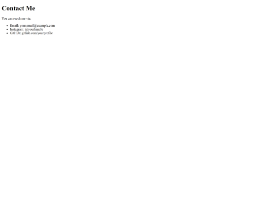 contact screenshot