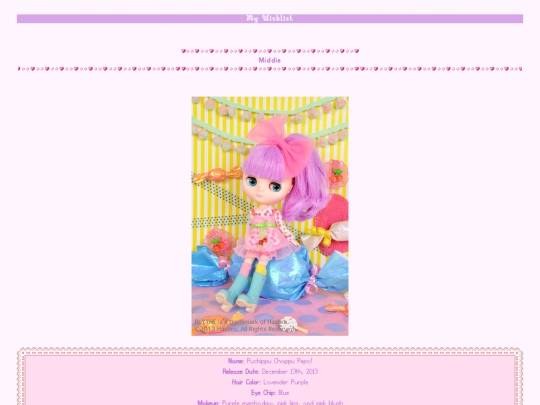 Blythe/wishlist screenshot