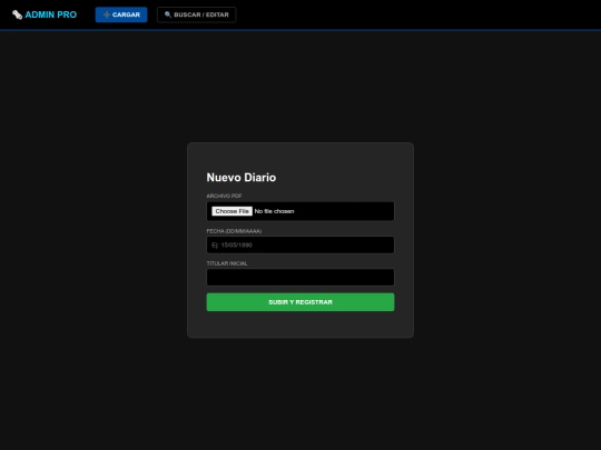 hweb/administrar screenshot