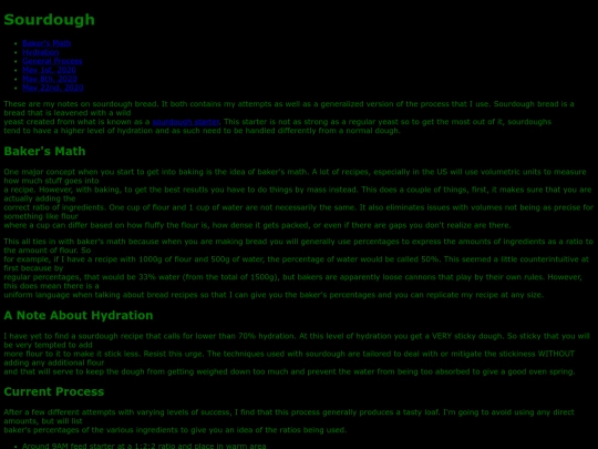 sourdough_notes screenshot