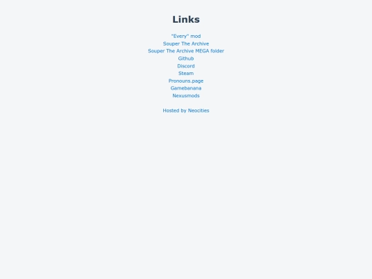 links screenshot